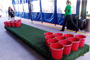 Giant Beer Pong at 92.3 WCOL Country Jam