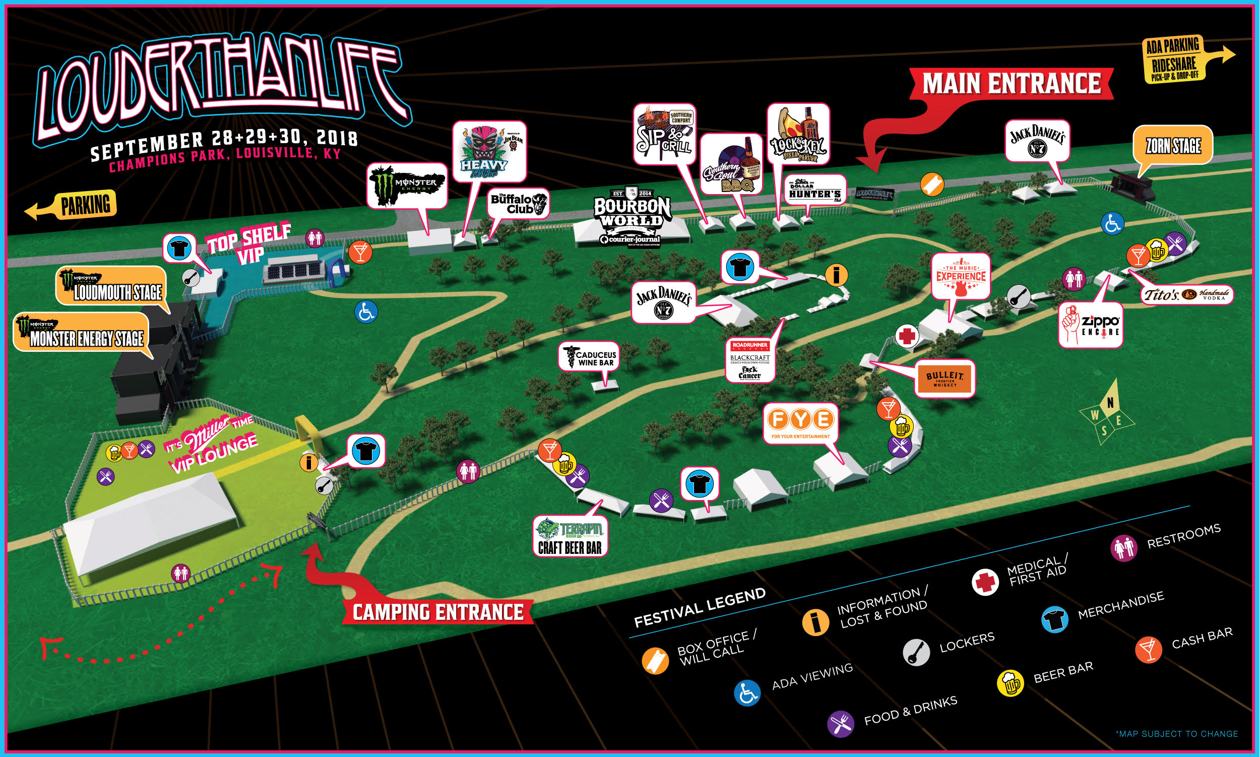 Louder Than Life daily music schedule announced for September 28, 29