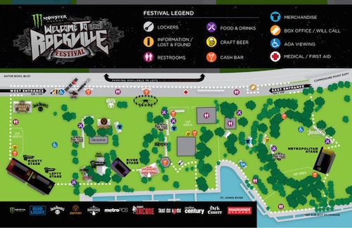 Monster Energy Welcome To Rockville site map
